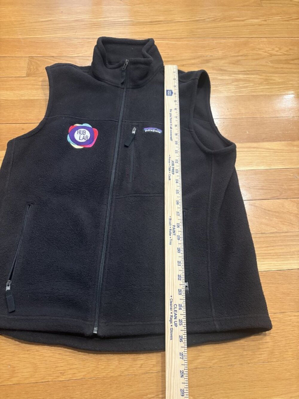 Patagonia Size Medium (M) Patagonia Women's Gray Fleece Full Zip Vest with Hub L - Picture 5 of 6